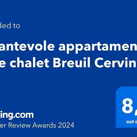 Incantevole Appartamento Stile Chalet Breuil Cervinia エクステリア 写真